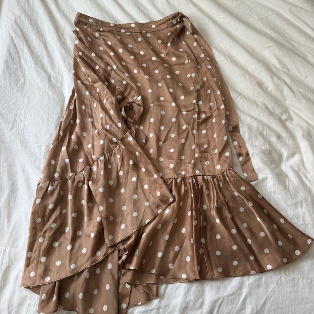 Ami Tan Polka Dot Maxi Skirt